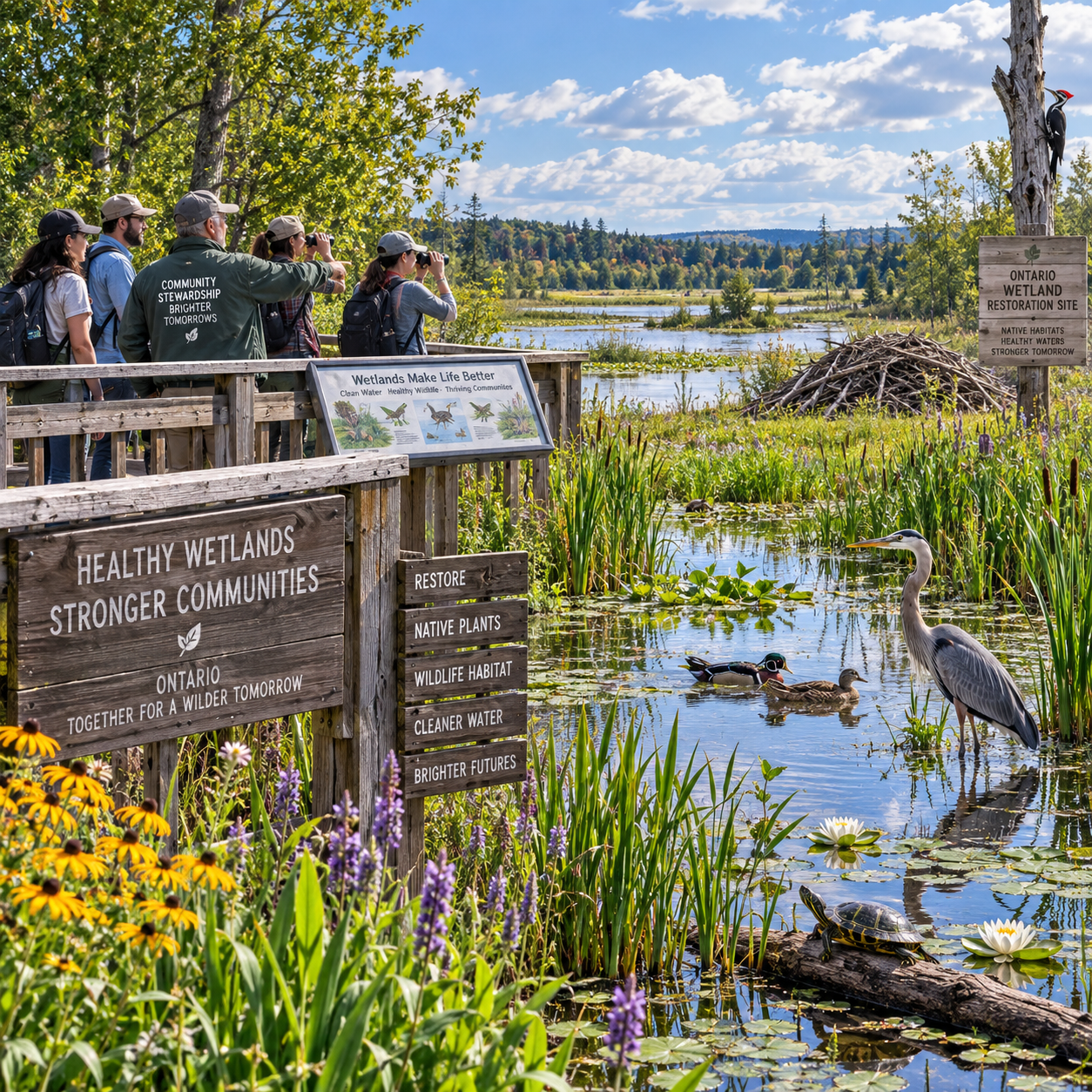 Innovative Wetland Restoration Projects in Ontario: Approaches, Benefits, and Community Impact
